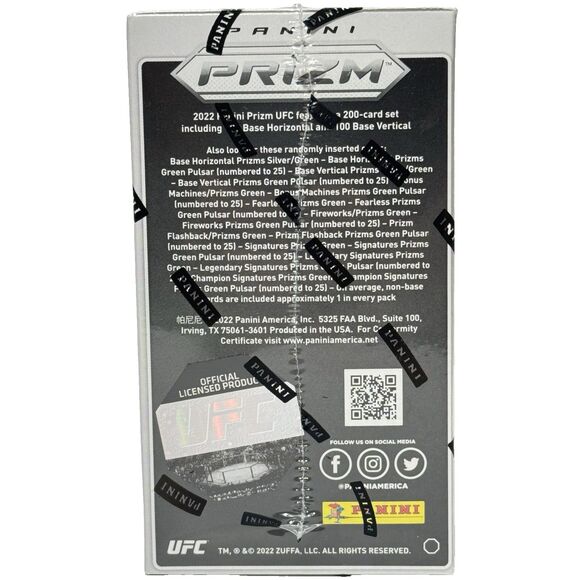2022 Panini Prizm UFC Trading Cards Blaster Box Factory Sealed 6 Packs - Picture 4 of 7